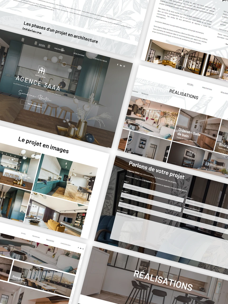 Agence 3AAA, site internet