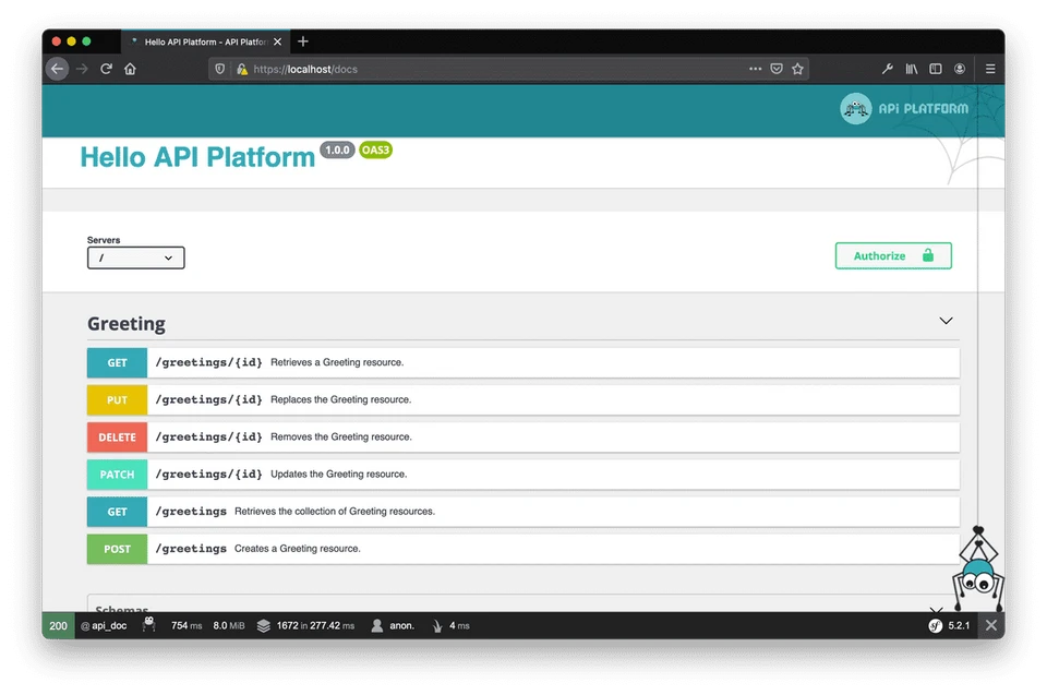 Arystote, développement Symfony et API Platform