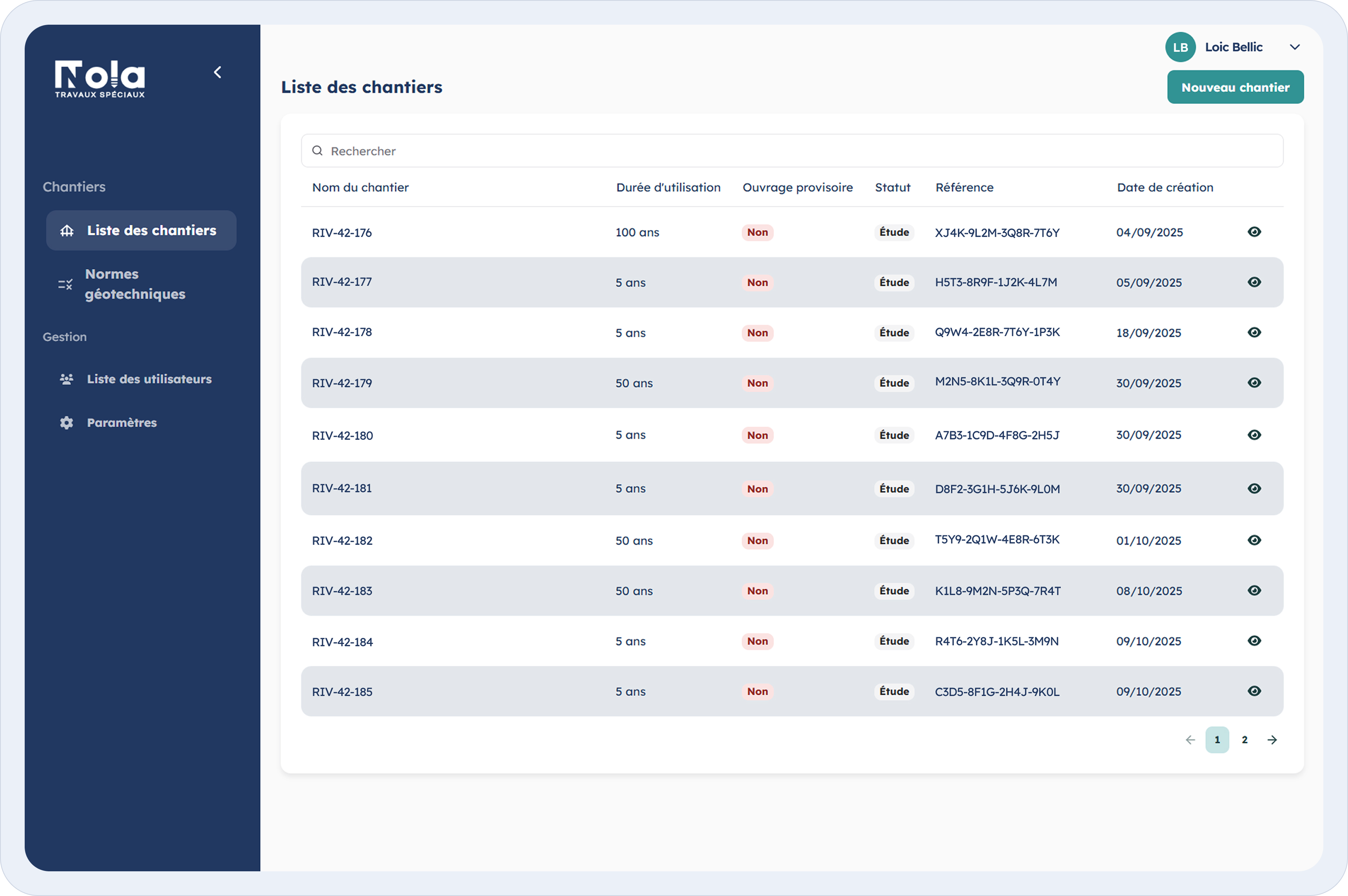 Image section projet