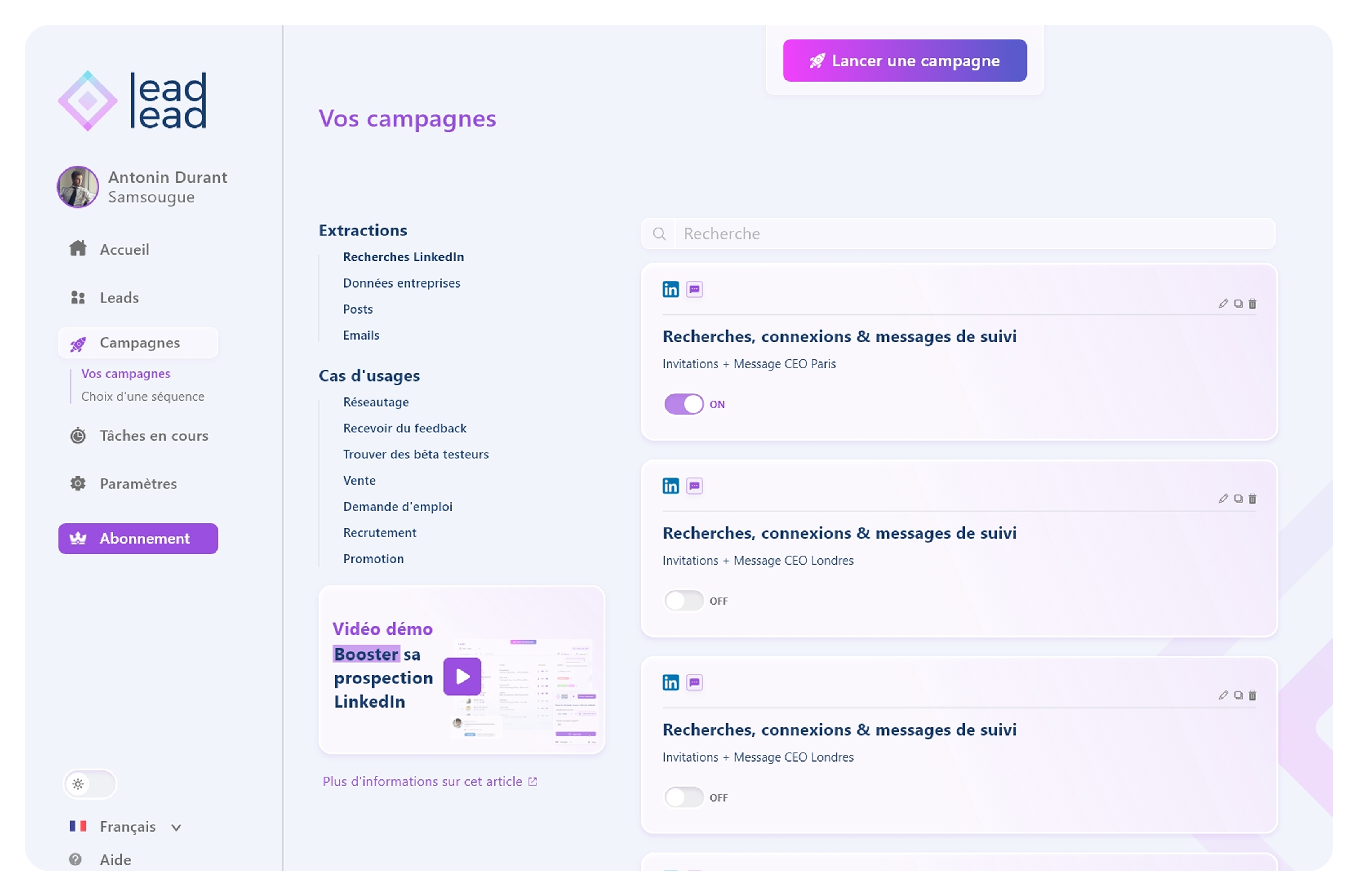 Image description projet
