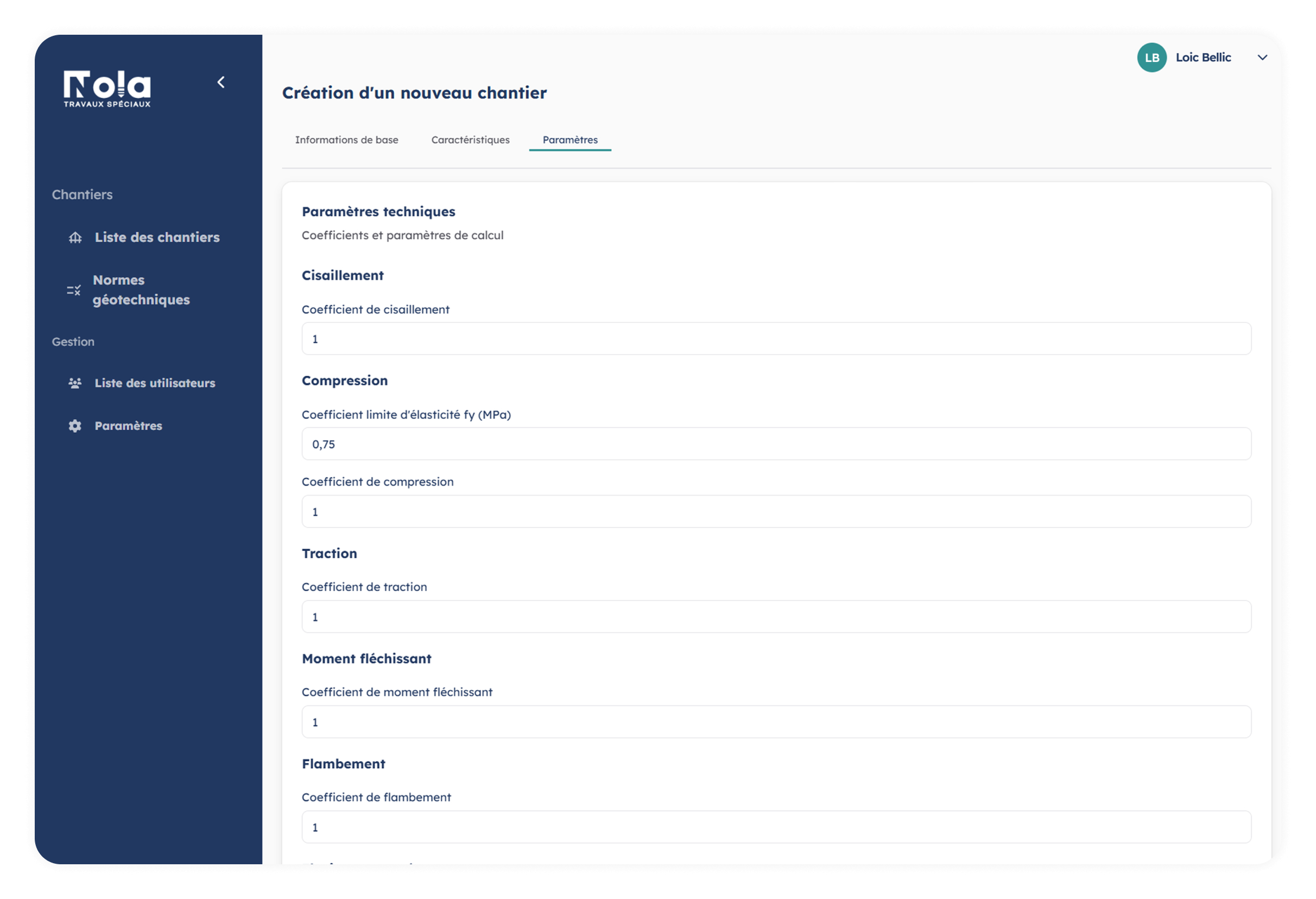 Image section projet