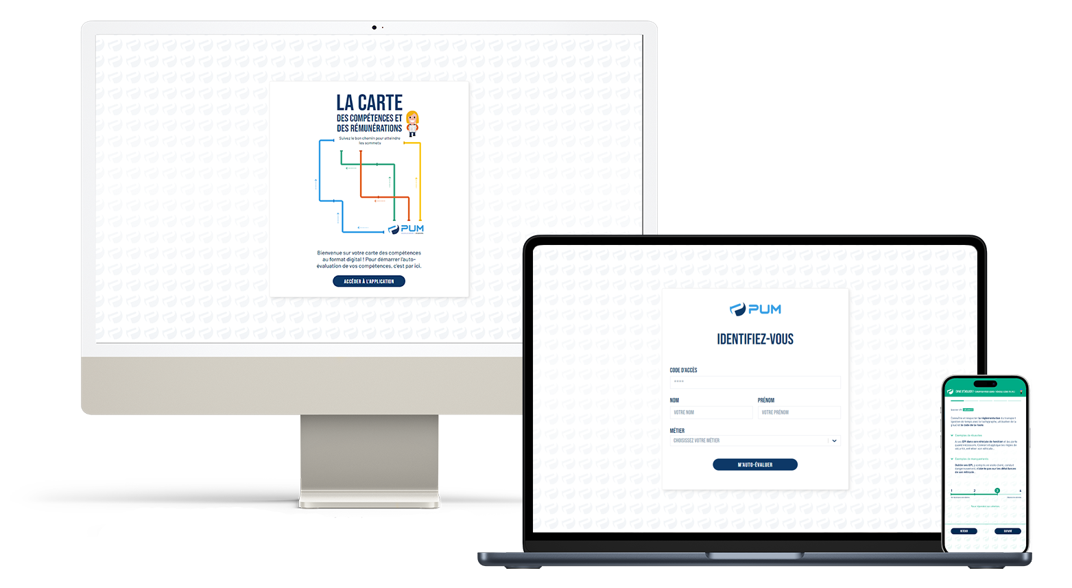 Application PUM RH en vue responsive