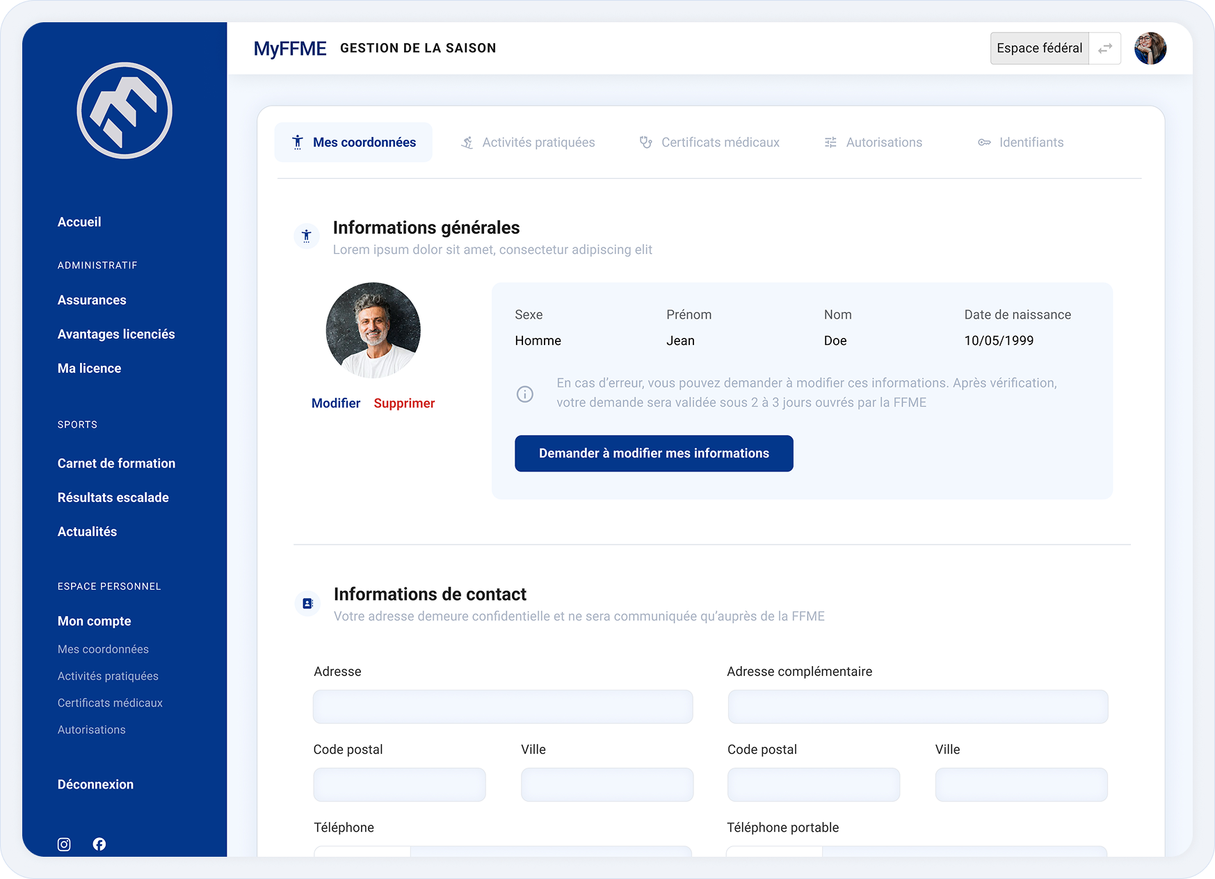 Image section projet